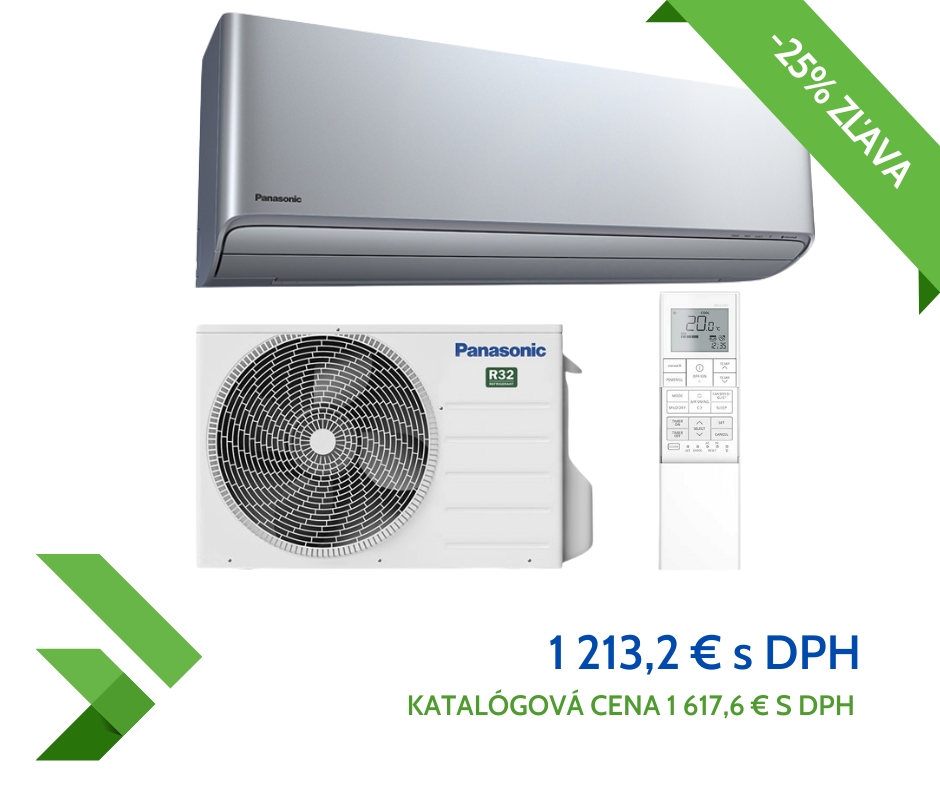 Klimatizačná jednotka Panasonic Etherea KIT-XZ20-ZKE 2,05kW strieborná