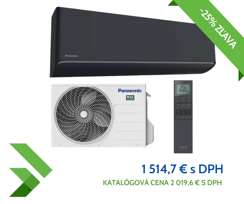 Klimatizačná jednotka Panasonic Etherea KIT-XZ35-ZKE-H - 3,5kW grafitová