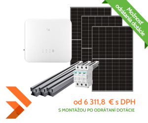 Set fotovoltaických panelov DasSolar NORD EcoSeries II DAS-DH108NA-445 445Wp 10 ks – 4,45kWP + GoodWe 6000-ET-20 (HYBRID)