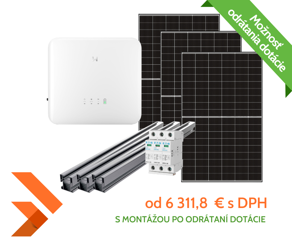 Set fotovoltaických panelov DasSolar NORD EcoSeries II DAS-DH108NA-445 445Wp 10 ks – 4,45kWP + GoodWe 6000-ET-20 (HYBRID)