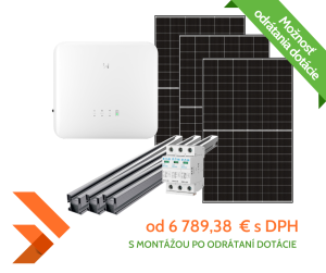 Set fotovoltaických panelov DasSolar NORD EcoSeries II DAS-DH108NA-445 445Wp 12 ks – 5,34kW + GoodWe 6000-ET-20 (HYBRID)
